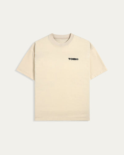 TOBI Basic Boxy T-shirt - Off White - TOBI