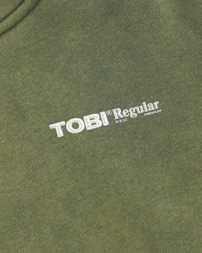 TOBI®Regular 500gsm Wash Crop Hoodie - Thaixanh - TOBI
